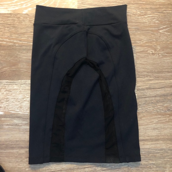 XS David Lerner spandex/nylon/mesh mini skirt - Picture 2 of 5